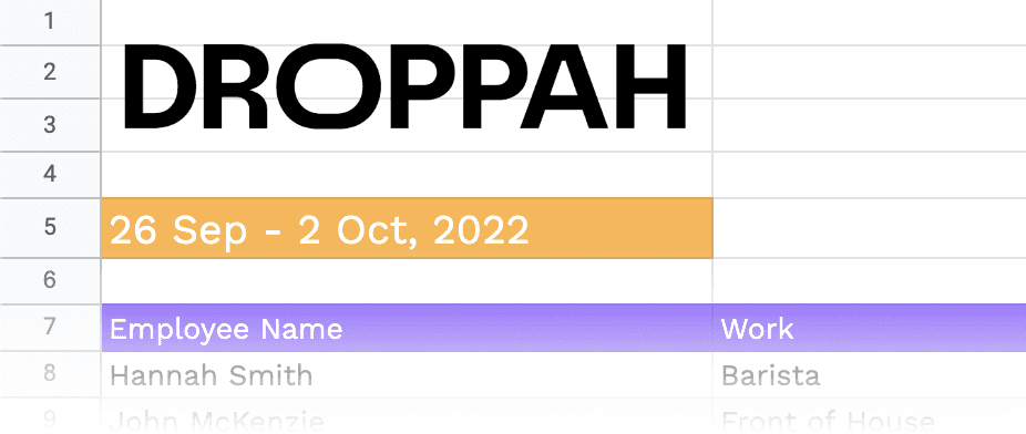 Droppah | Rosters, Time Tracking & Attendance Software
